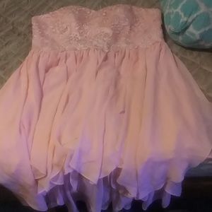 Pink prom dress